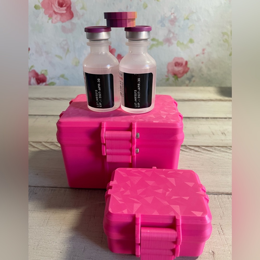 Bacteriostatic Water Multi 6 case holder fits 20ml/30ml bottles, 3ml case